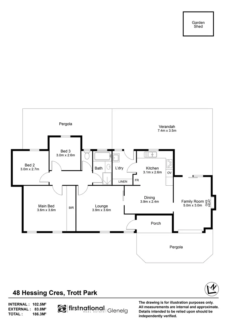 Floorplan of Homely house listing, 48 Hessing Crescent, Trott Park SA 5158
