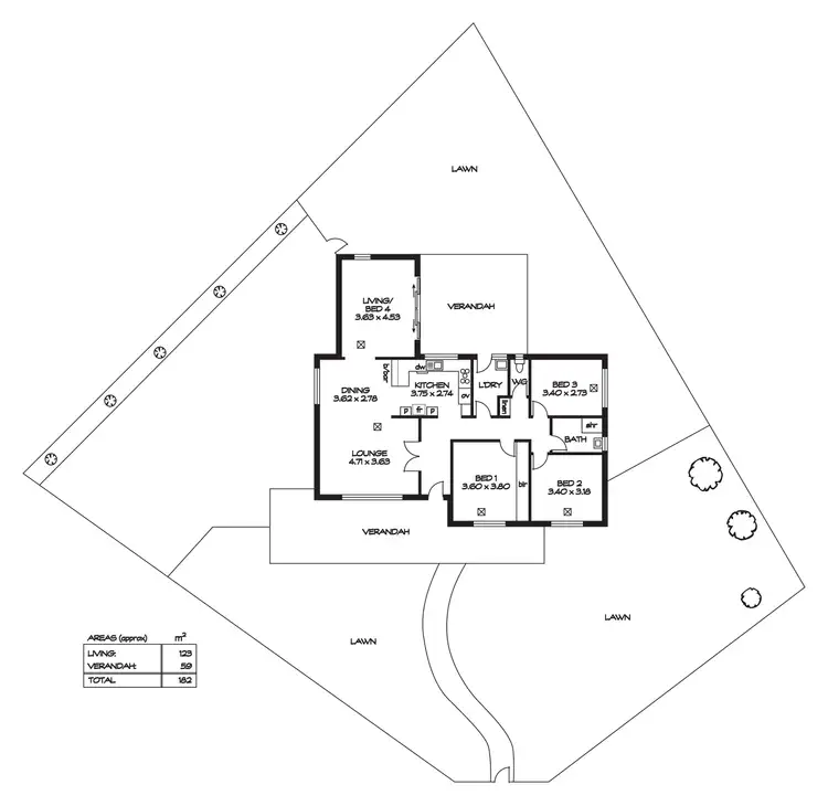 Floorplan of Homely house listing, 8 Deane Street, Salisbury North SA 5108