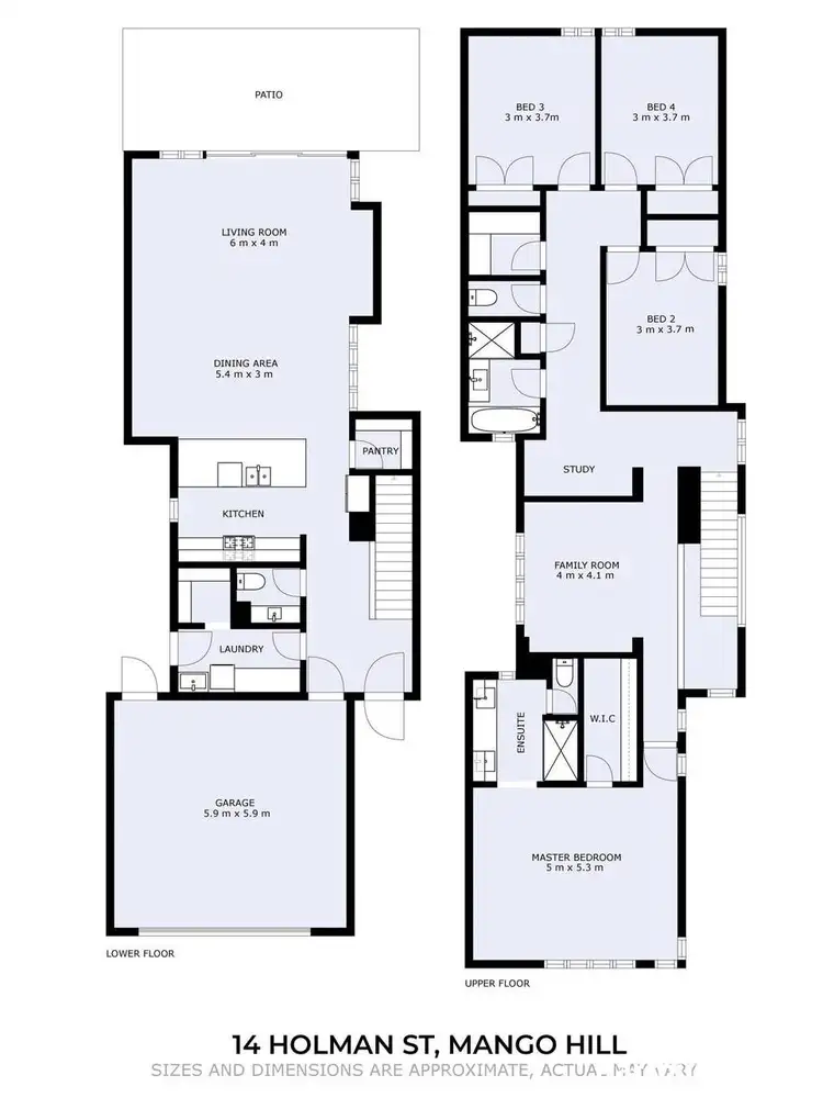 Floorplan of Homely house listing, 14 Holman Street, Mango Hill QLD 4509