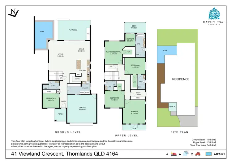 Floorplan of Homely house listing, 41 Viewland Crescent, Thornlands QLD 4164