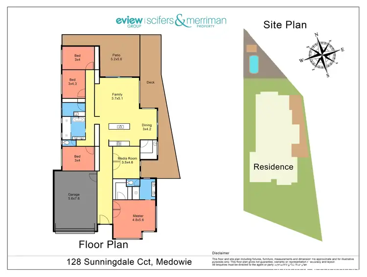 Floorplan of Homely house listing, 128 Sunningdale Circuit, Medowie NSW 2318