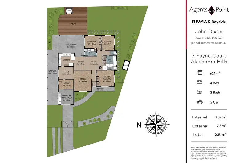 Floorplan of Homely house listing, 7 Payne Court, Alexandra Hills QLD 4161