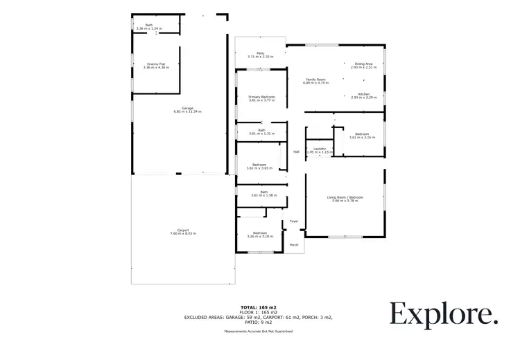 Floorplan of Homely house listing, 22 Marc Crescent, Gracemere QLD 4702