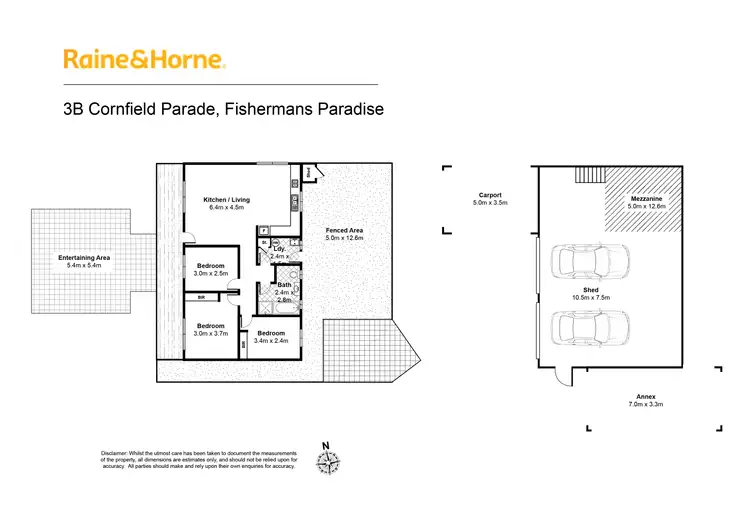 Floorplan of Homely rural property listing, 3B Cornfield Parade, Fishermans Paradise NSW 2539