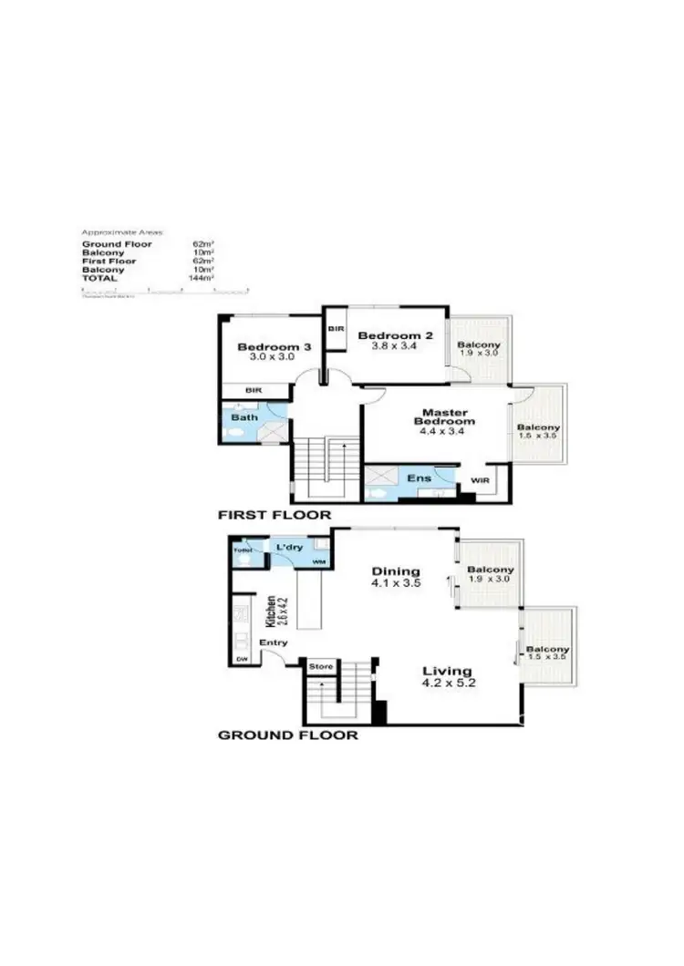 Floorplan of Homely apartment listing, 3/478 William Street, Perth WA 6000