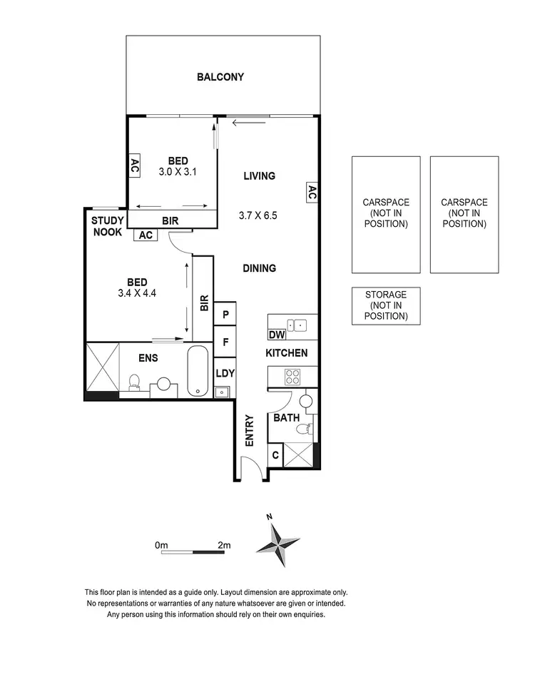 Floorplan of Homely apartment listing, 103/240 McKinnon Road, Mckinnon VIC 3204