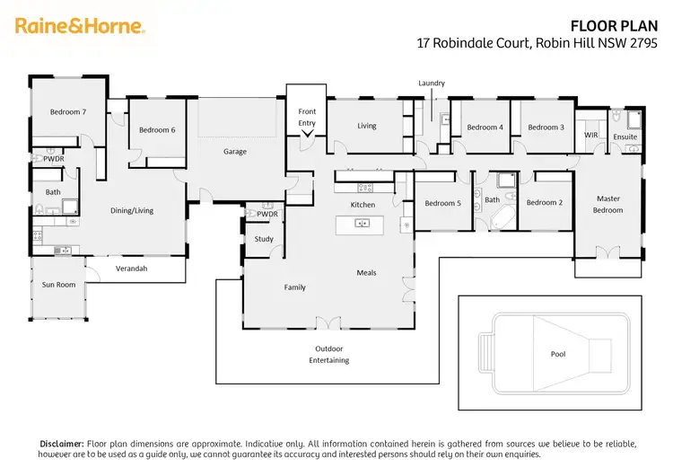 Floorplan of Homely house listing, 17 Robindale Court, Robin Hill NSW 2795