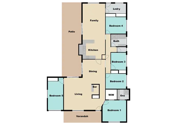 Floorplan of Homely house listing, 6 Roe Court, Dubbo NSW 2830