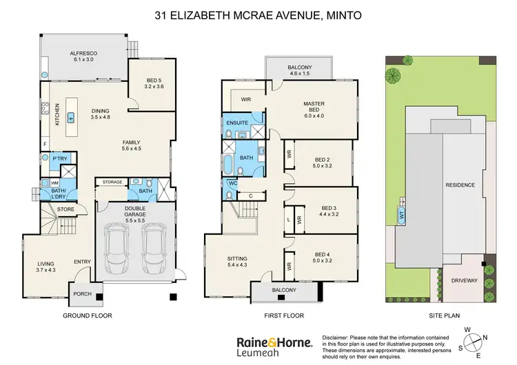 Floorplan of Homely house listing, 31 Elizabeth McRae Avenue, Minto NSW 2566