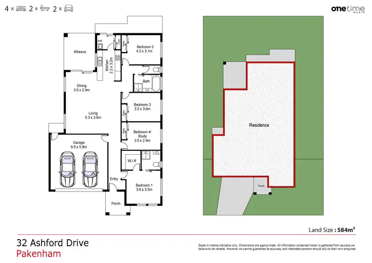 Floorplan of Homely house listing, 32 Ashford Drive, Pakenham VIC 3810