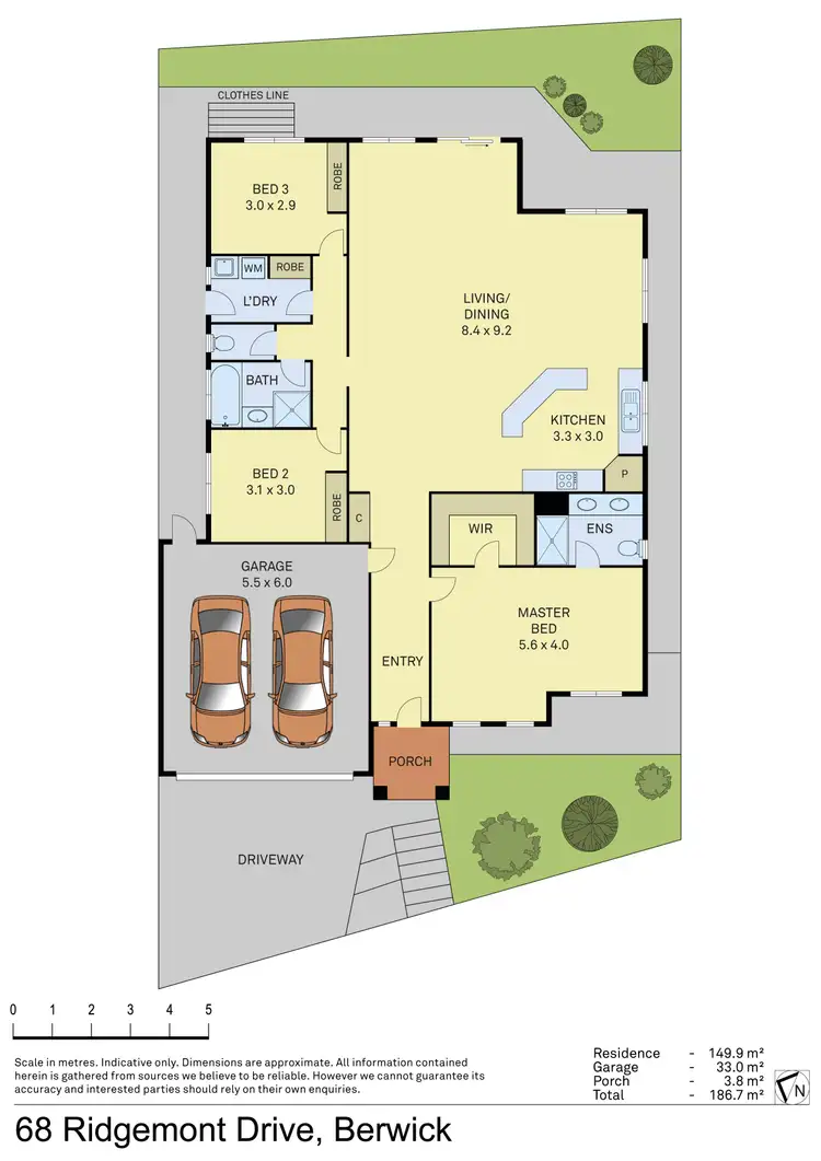 Floorplan of Homely house listing, 68 Ridgemont Drive, Berwick VIC 3806