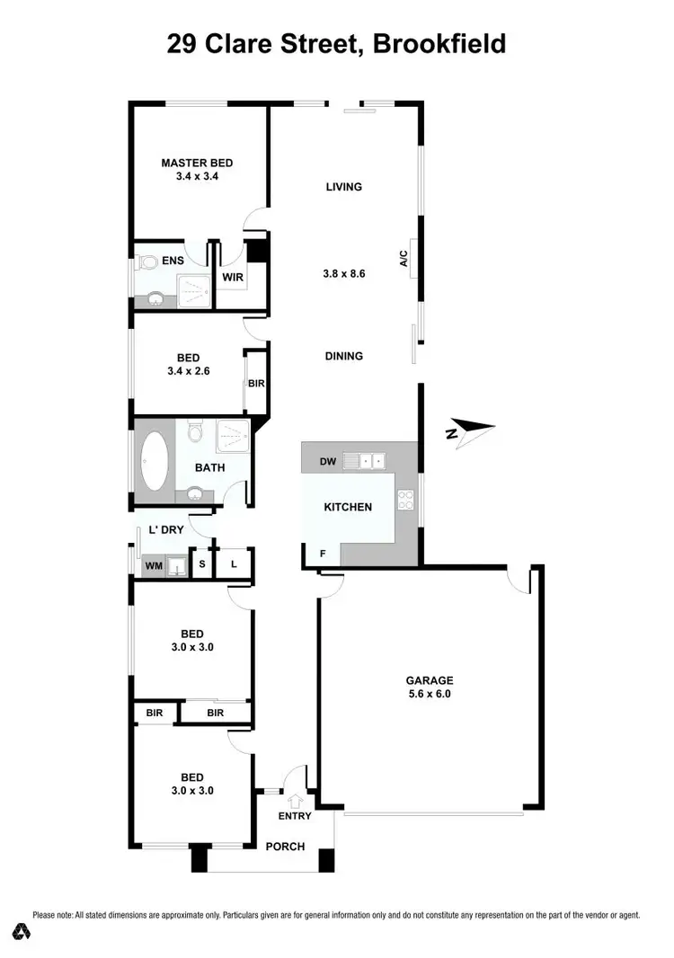 Floorplan of Homely house listing, 29 Clare Street, Brookfield VIC 3338