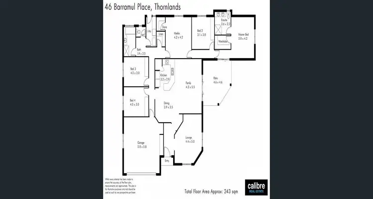 Floorplan of Homely house listing, Address available on request