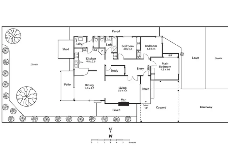 Floorplan of Homely house listing, 107 Kinross Avenue, Edithvale VIC 3196