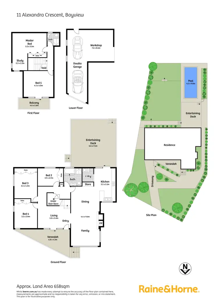 Floorplan of Homely house listing, 11 Alexandra Crescent, Bayview NSW 2104