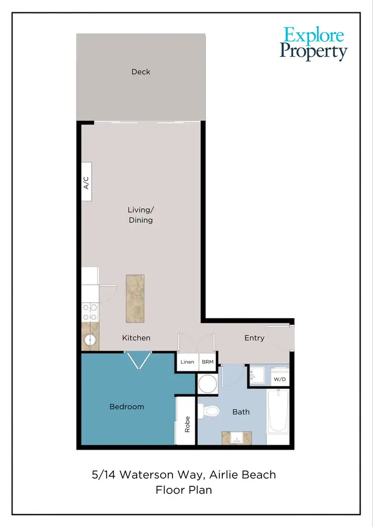 Floorplan of Homely apartment listing, 5/14 Waterson Way, Airlie Beach QLD 4802