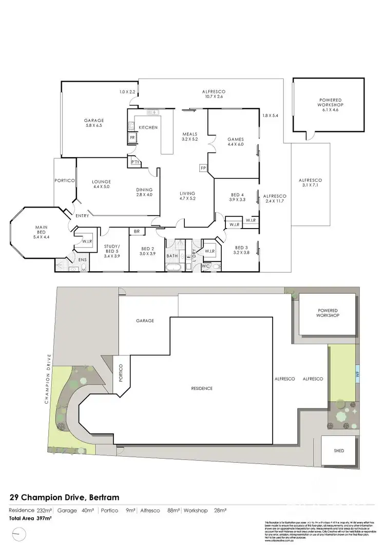 Floorplan of Homely house listing, 29 Champion Drive, Bertram WA 6167