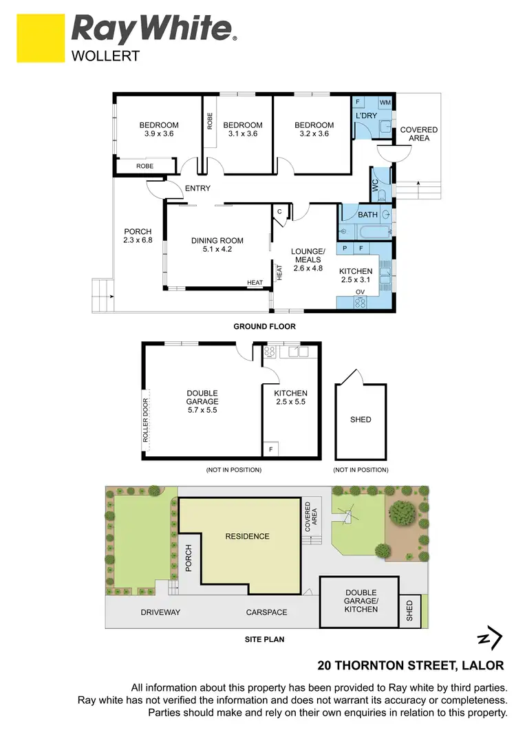 Floorplan of Homely house listing, 20 Thornton Street, Lalor VIC 3075