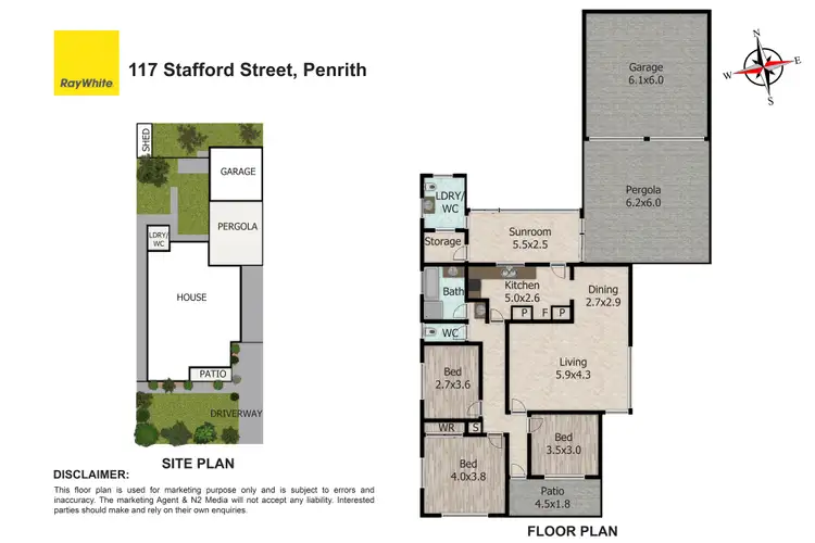 Floorplan of Homely house listing, 117 Stafford Street, Penrith NSW 2750