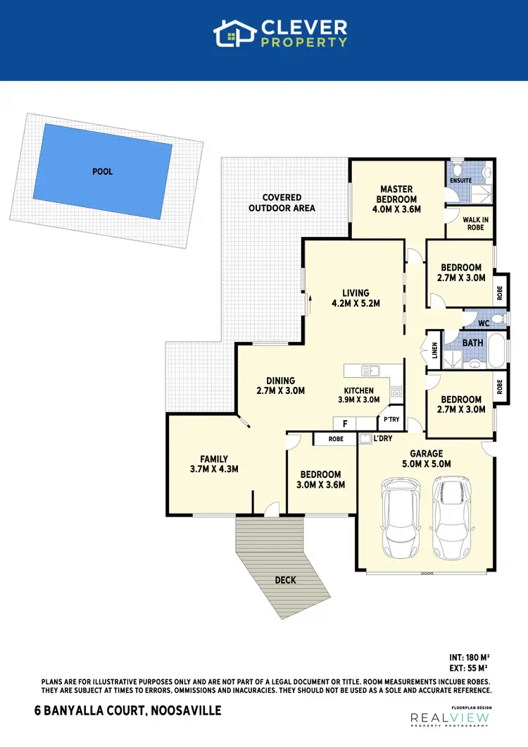 Floorplan of Homely house listing, 6 Banyalla Court, Noosaville QLD 4566