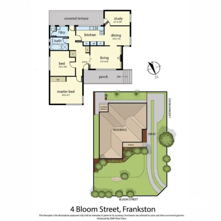 Floorplan of Homely house listing, 4 Bloom Street, Frankston VIC 3199