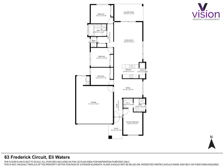 Floorplan of Homely house listing, 63 Frederick Circuit, Eli Waters QLD 4655