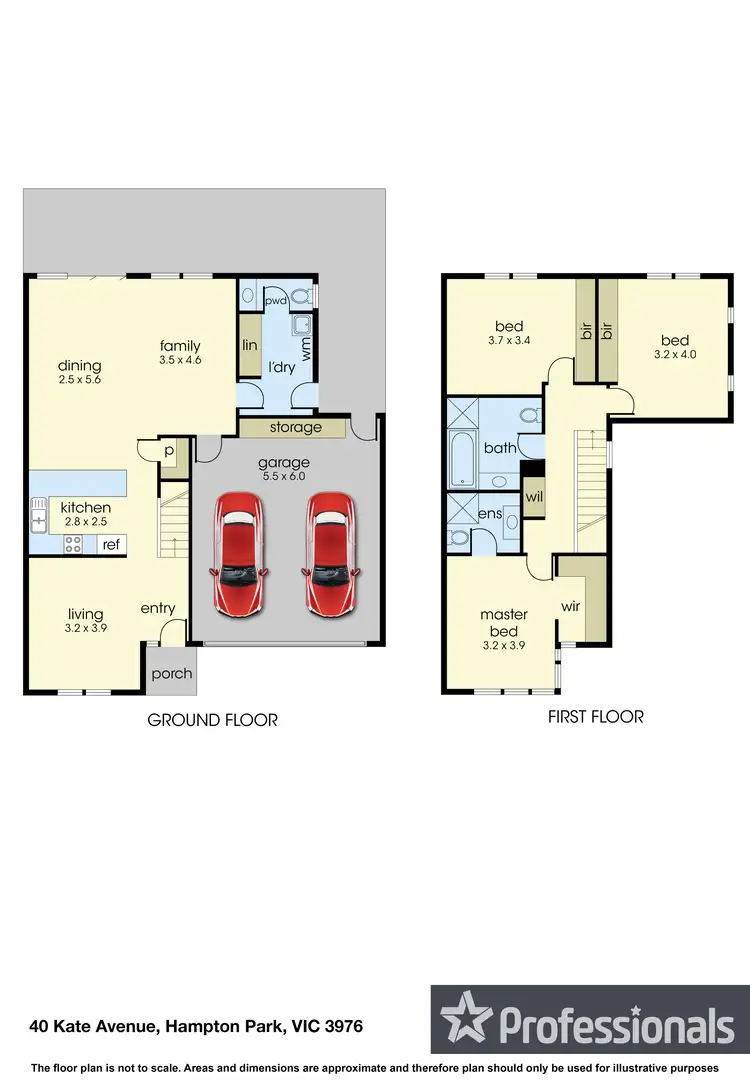 Floorplan of Homely house listing, 40 Kate Avenue, Hampton Park VIC 3976