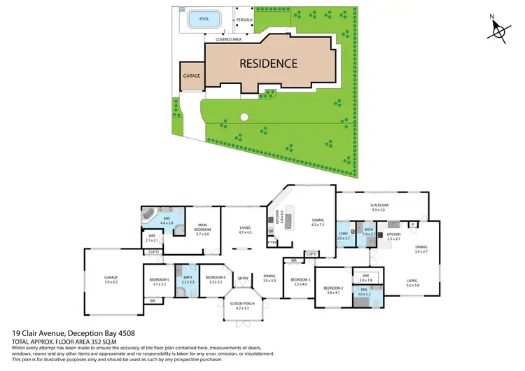 Floorplan of Homely house listing, 19 Clair Avenue, Deception Bay QLD 4508
