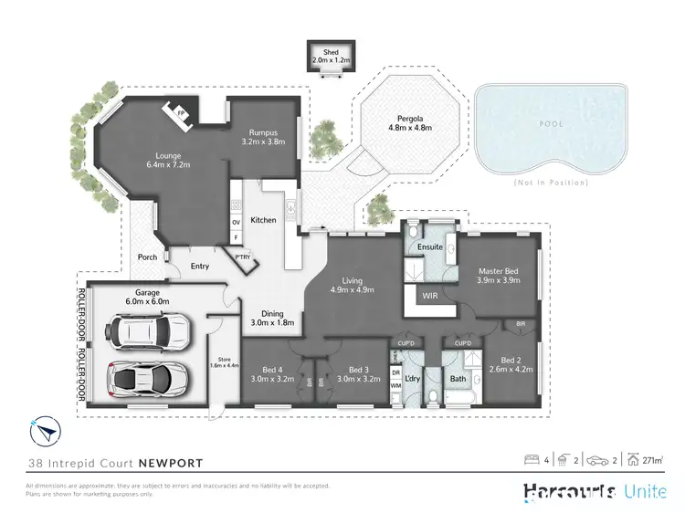 Floorplan of Homely house listing, 38 Intrepid Court, Newport QLD 4020