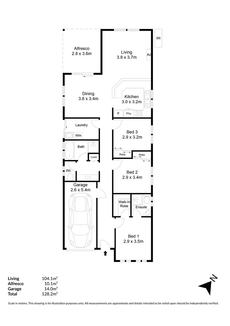 Floorplan of Homely house listing, 42 Leighton Avenue, Klemzig SA 5087