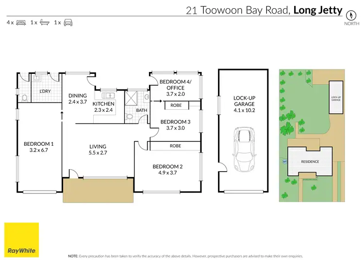 Floorplan of Homely house listing, 21 Toowoon Bay Road, Long Jetty NSW 2261