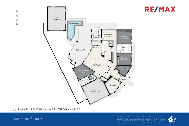 Floorplan of Homely house listing, 56 Manning Esplanade, Thornlands QLD 4164