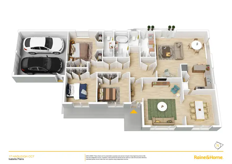 Floorplan of Homely house listing, 17 Hadleigh Circuit, Isabella Plains ACT 2905