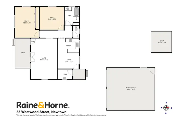 Floorplan of Homely house listing, 33 Weetwood Street, Newtown QLD 4350