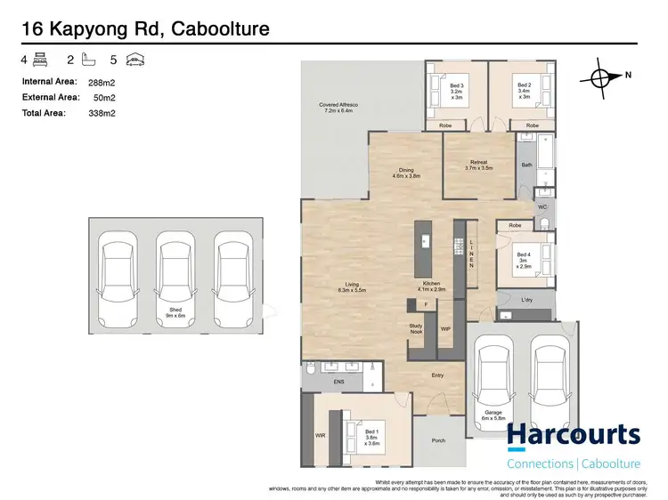 Floorplan of Homely house listing, 16 Kapyong Road, Caboolture QLD 4510