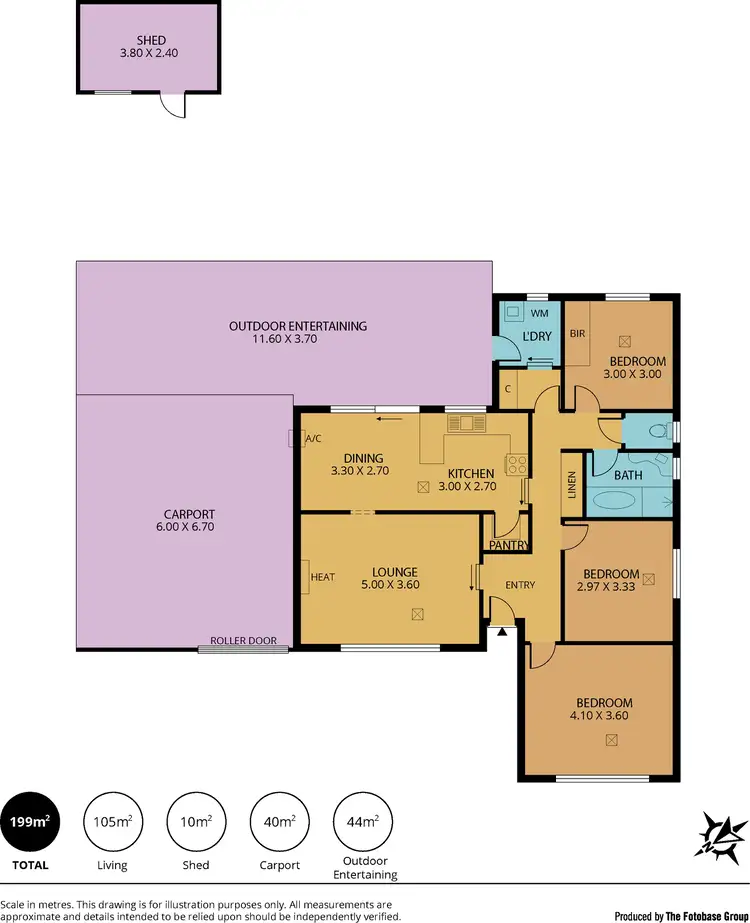 Floorplan of Homely other listing, 18 Vintners Walk, Hackham West SA 5163