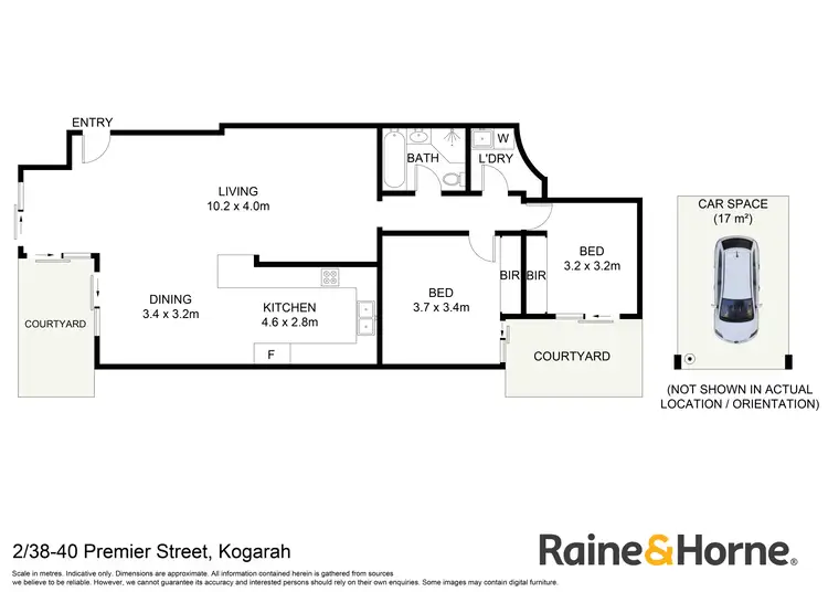 Floorplan of Homely unit listing, 2/38-40 Premier Street, Kogarah NSW 2217