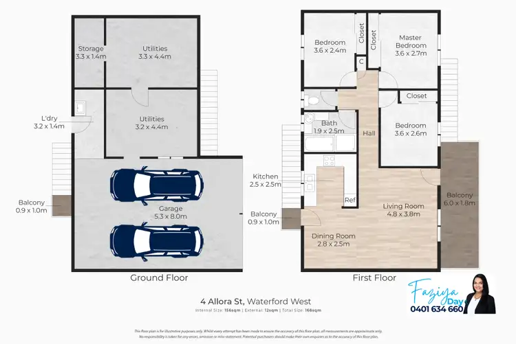 Floorplan of Homely house listing, 4 Allora Street, Waterford West QLD 4133