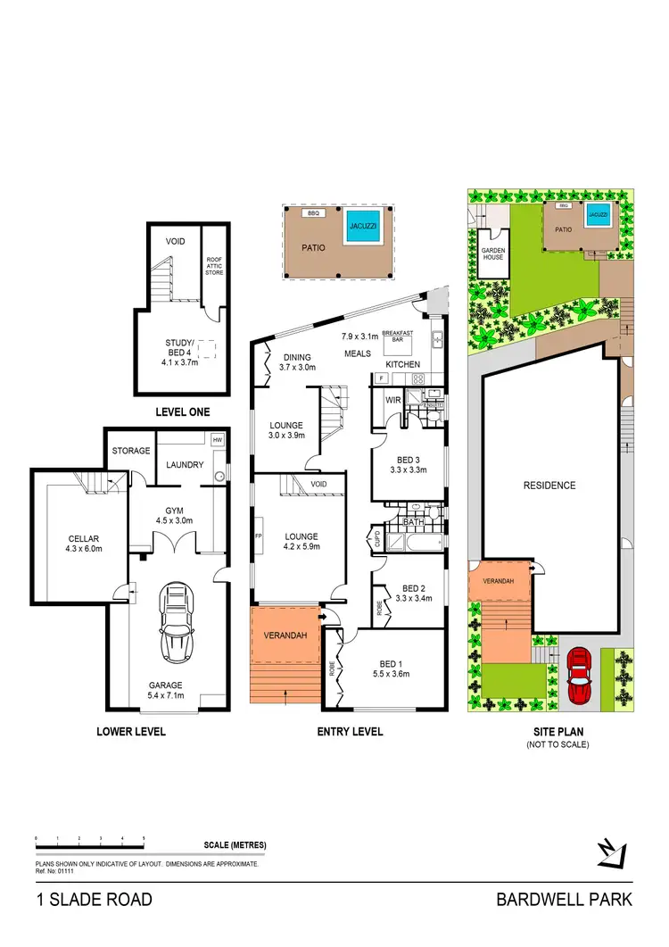 Floorplan of Homely house listing, 1 Slade Road, Bardwell Park NSW 2207