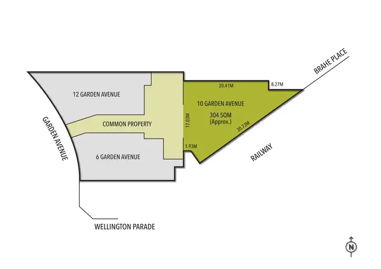 Floorplan of Homely other listing, 10 Garden Avenue, East Melbourne VIC 3002