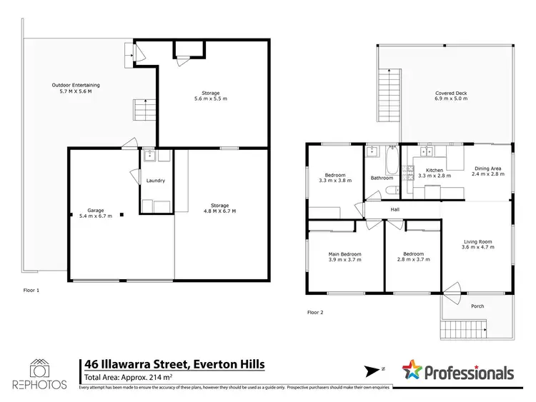 Floorplan of Homely house listing, 46 Illawarra Street, Everton Hills QLD 4053