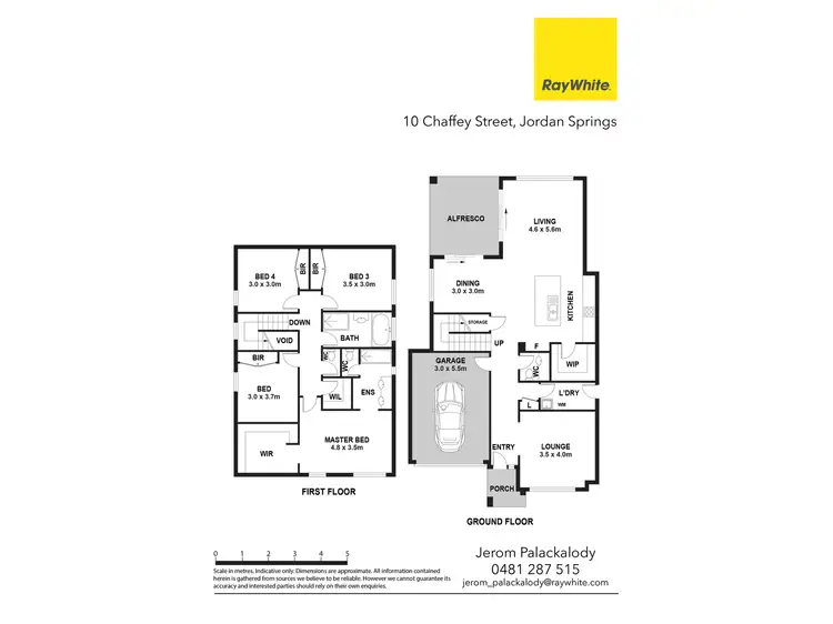 Floorplan of Homely house listing, 10 Chaffey Street, Jordan Springs NSW 2747
