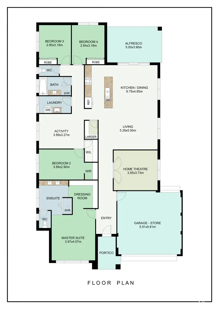 Floorplan of Homely house listing, 24 Graceful Street, Byford WA 6122