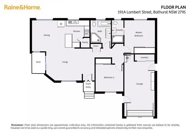 Floorplan of Homely house listing, 191A Lambert Street, Bathurst NSW 2795