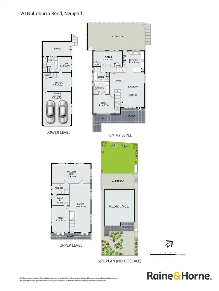 Floorplan of Homely house listing, 20 Nullaburra Road, Newport NSW 2106