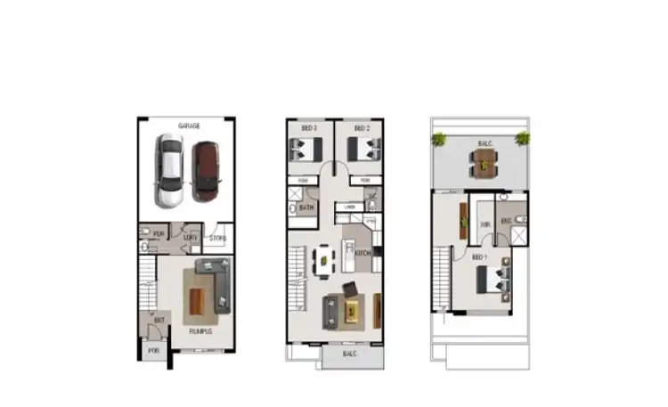 Floorplan of Homely house listing, 9/8 The Crossing, Caroline Springs VIC 3023
