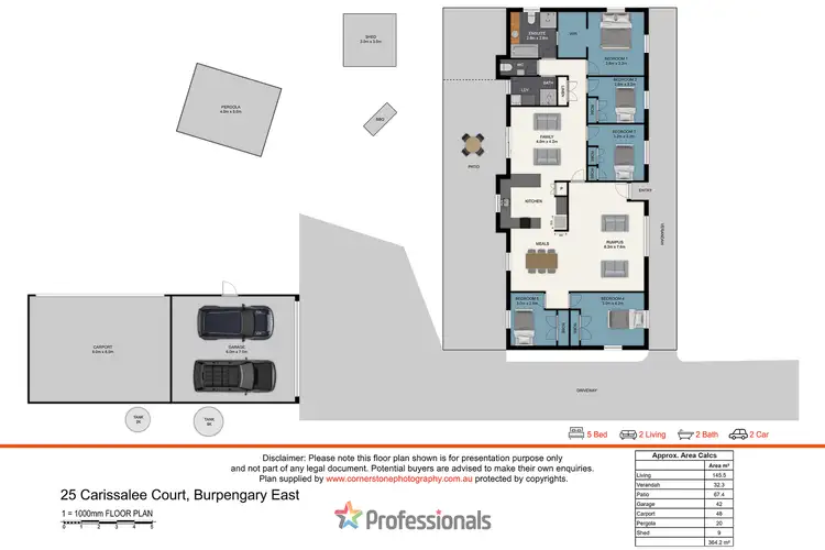 Floorplan of Homely house listing, 23 Carissalee Court, Burpengary East QLD 4505