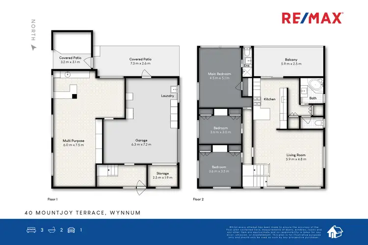 Floorplan of Homely house listing, 40 Mountjoy Terrace, Wynnum QLD 4178