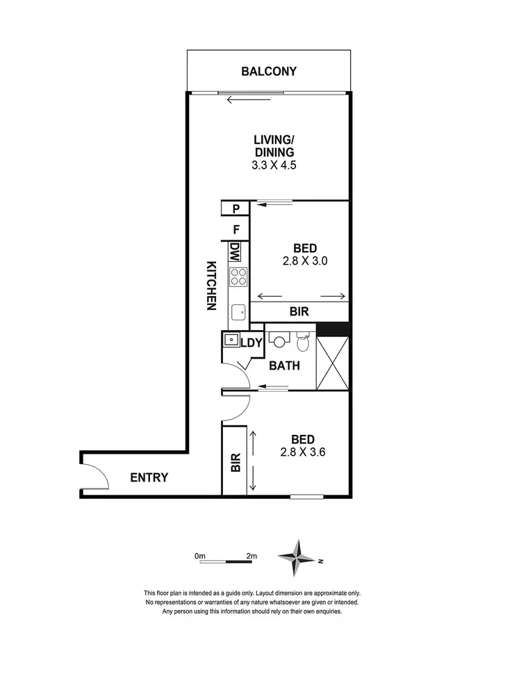 Floorplan of Homely apartment listing, 503/10 Claremont Street, South Yarra VIC 3141