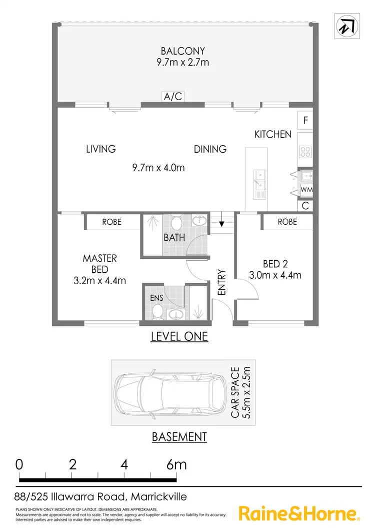 Floorplan of Homely apartment listing, 88/525 Illawarra Road, Marrickville NSW 2204